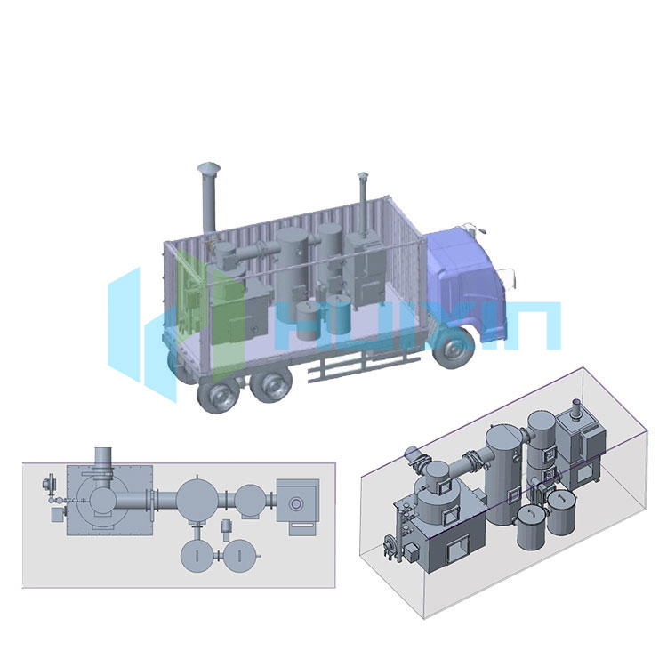 Mobile Verbrennungsanlage